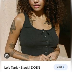 LOIS TANK -- BLACK / M